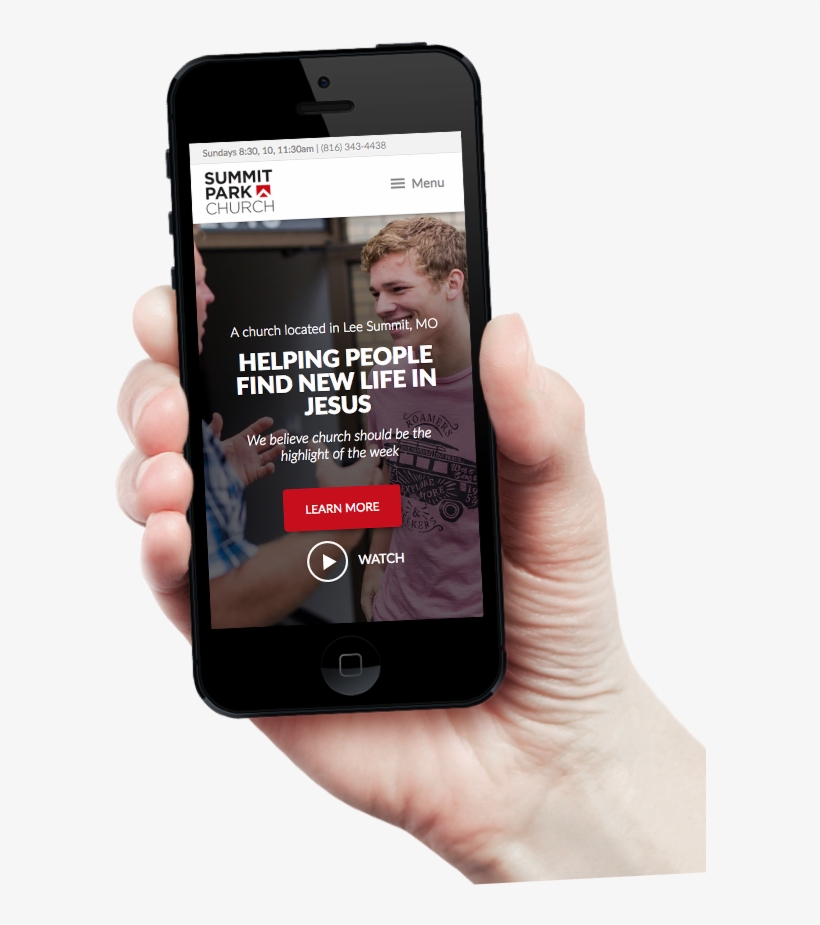 With The Power Of Wordpress And The Church Theme's - Iphone, transparent png #4788881