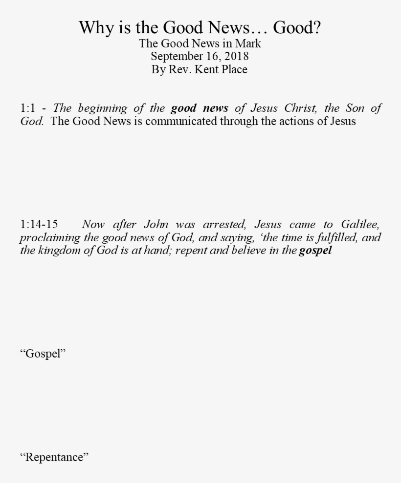 Sermon Insert Page 1 - Apache Openoffice, transparent png #4788995