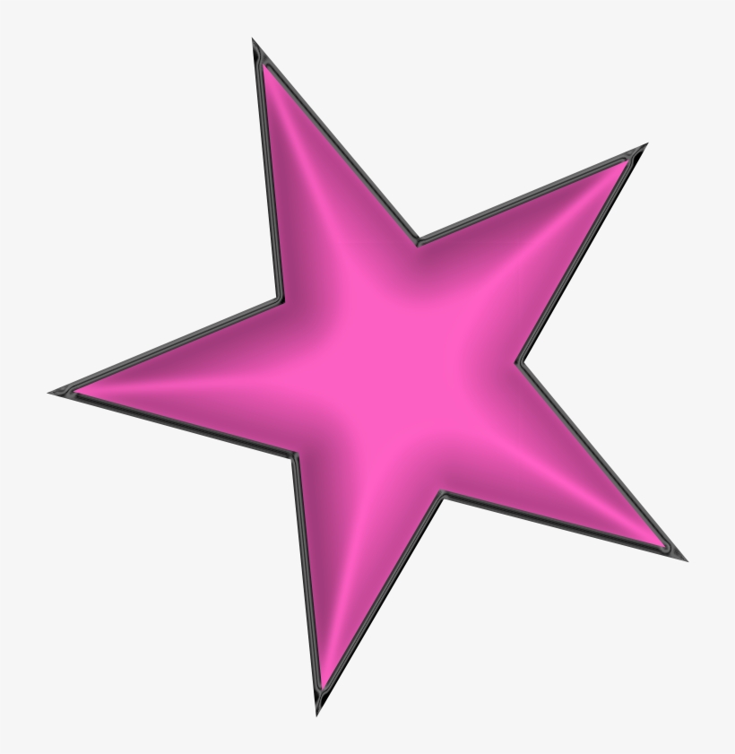 Stᗩᖇs ‿✿⁀○ Pink Stars, Love Stars, Stars - Pakistan 14 August Sticker, transparent png #4789467