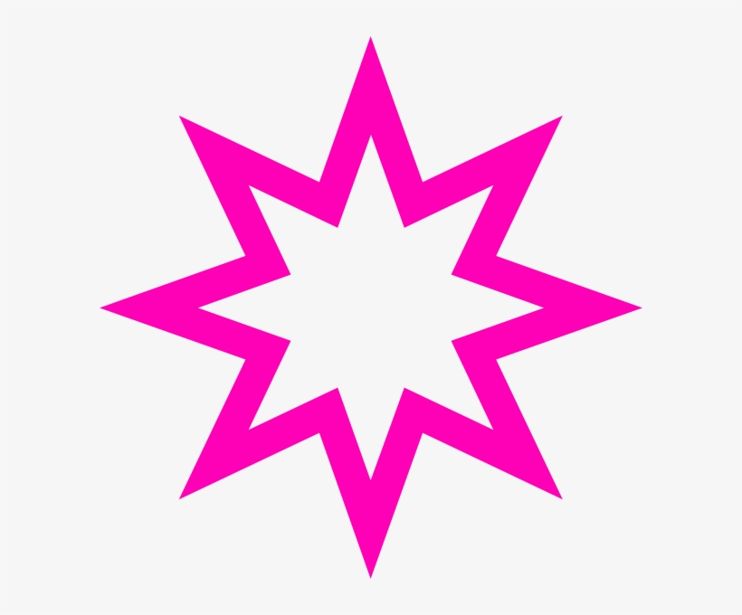 Pink Star Vector, transparent png #4789557