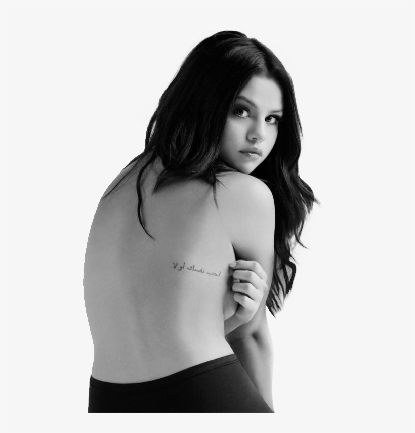 #selena Gomez - Kill Em With Kindness Tattoo Selena Gomez, transparent png #4789940