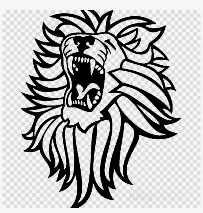 Roaring Lion Clipart Lion Roar Clip Art - Lion Scroll Saw Patterns, transparent png #4790188