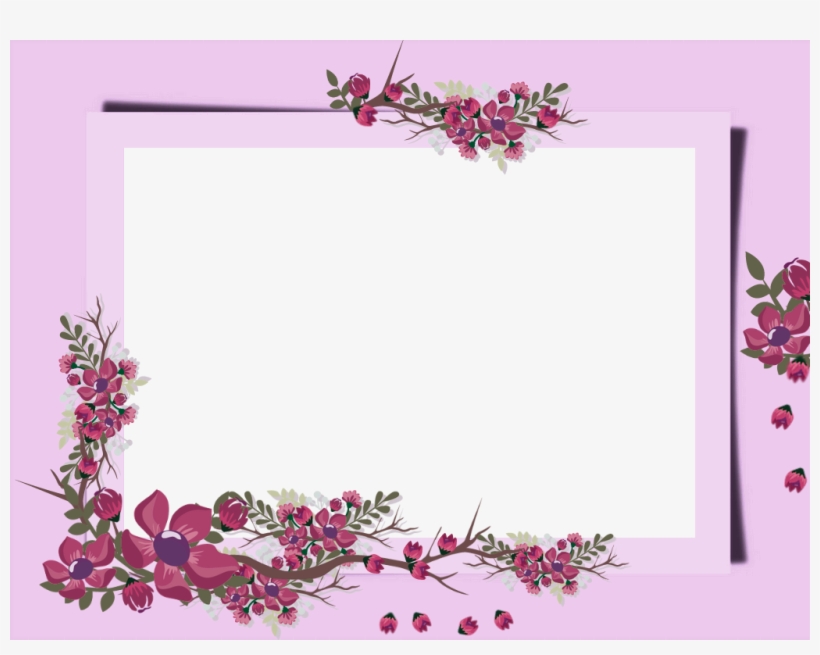 Floral Wreaths, Frames, Letters, Backgrounds, Flower - Blank Cookbook Recipes & Notes, transparent png #4791034