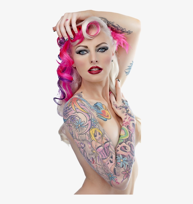 Tubes Femmes Body Paint Svg Black And White Download - Tattoo, transparent png #4791221