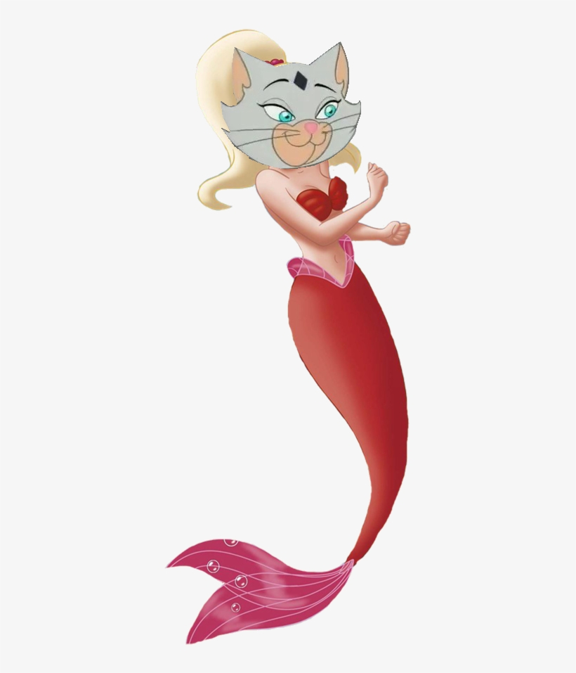Princess Cat Mermaid - Arista Little Mermaid, transparent png #4792418