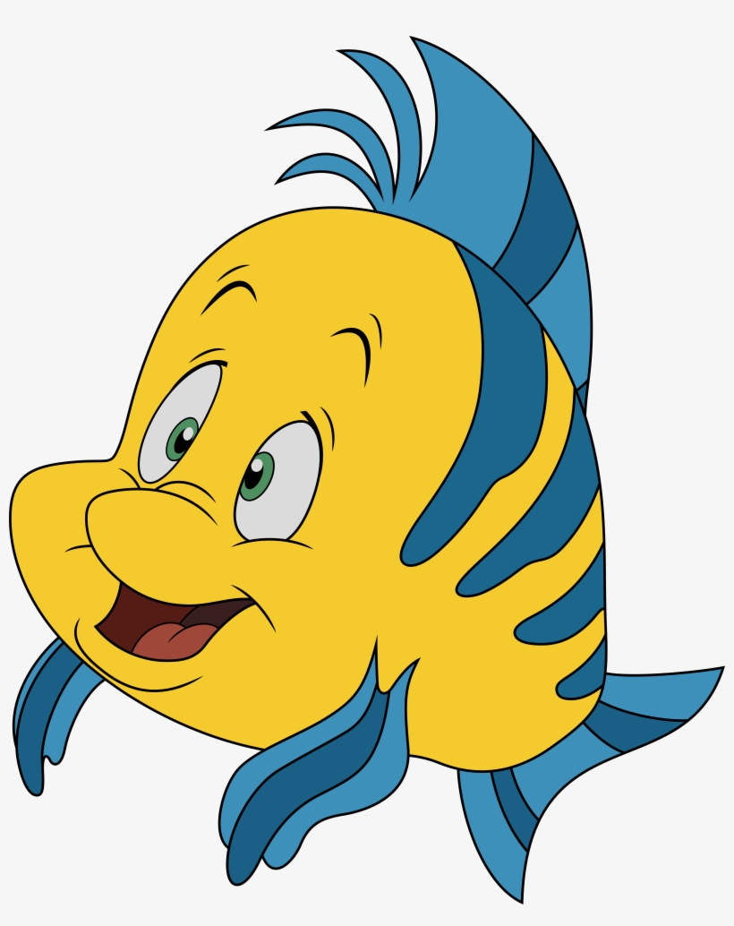 Flounder Little Mermaid Png - Flounder The Little Mermaid, transparent png #4792493