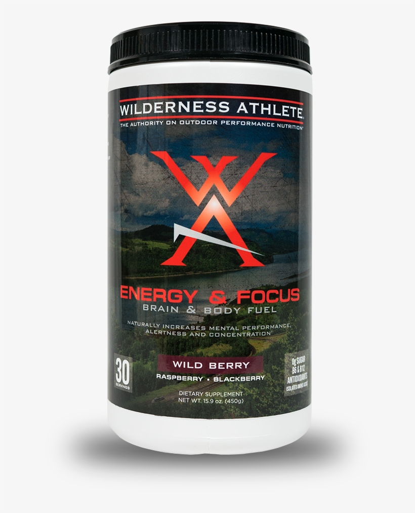Energy & Focus Tub - Wilderness Athlete Hydration & Recover - Premier, transparent png #4792562