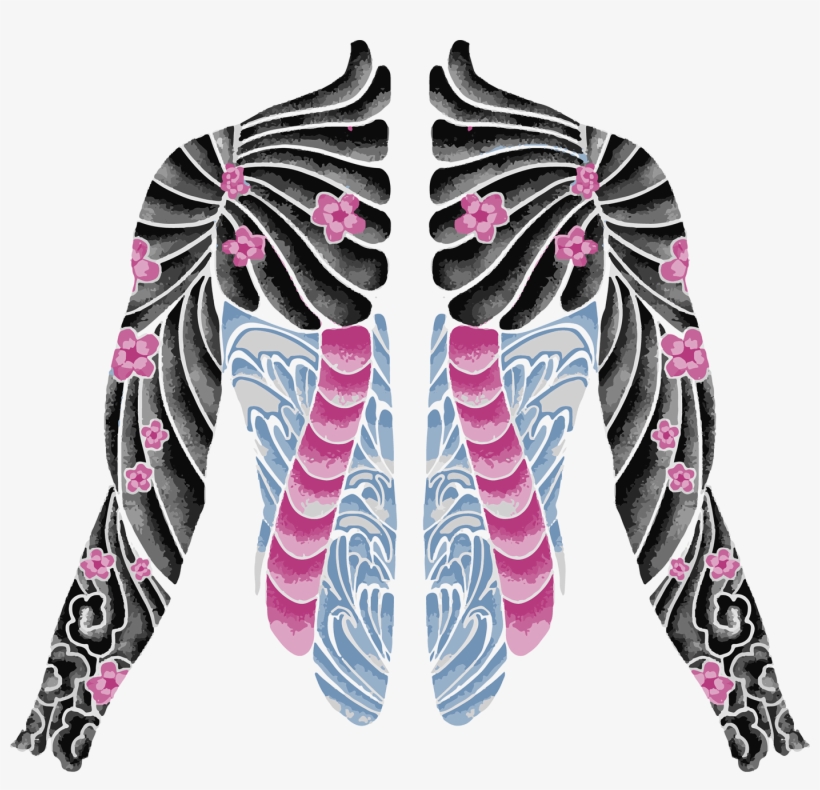 Yakuza Tattoo Design - Illustration, transparent png #4792656