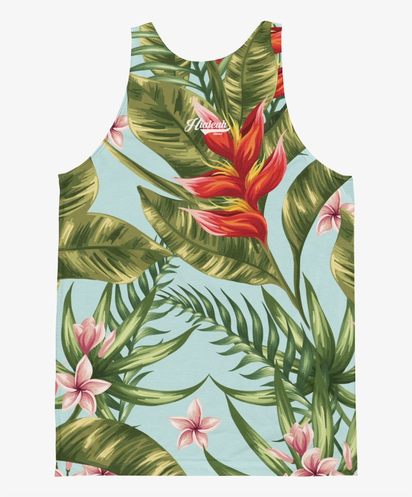 Sale - Jungle Greenery With Red Flowers Skin, transparent png #4793169