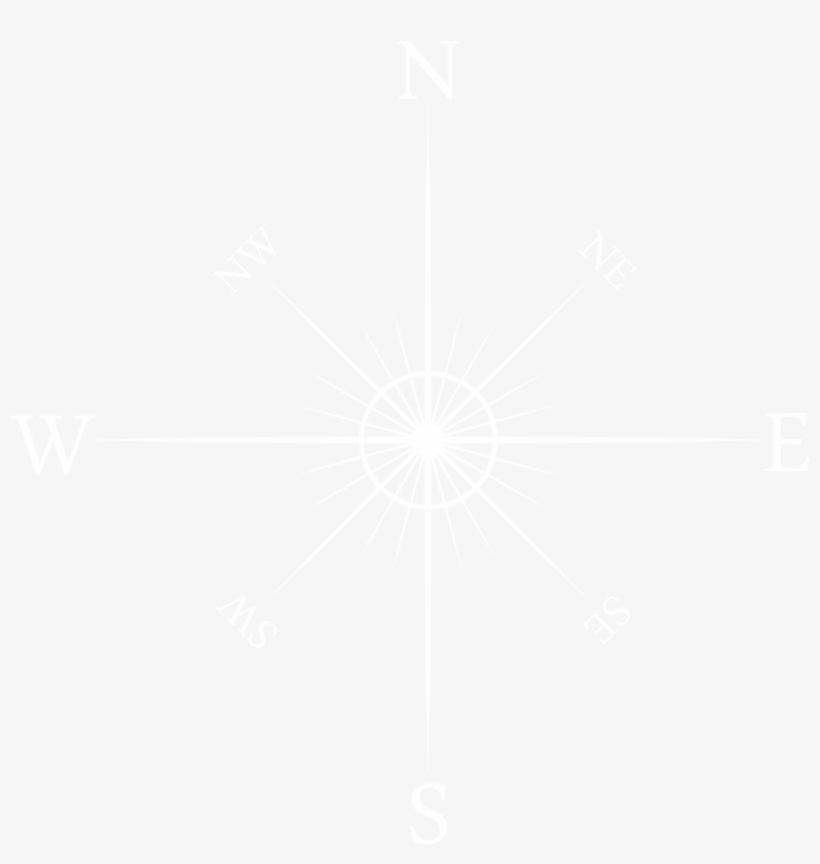 A Basic Compass Rose - Wordpress Logo White Png, transparent png #4793296