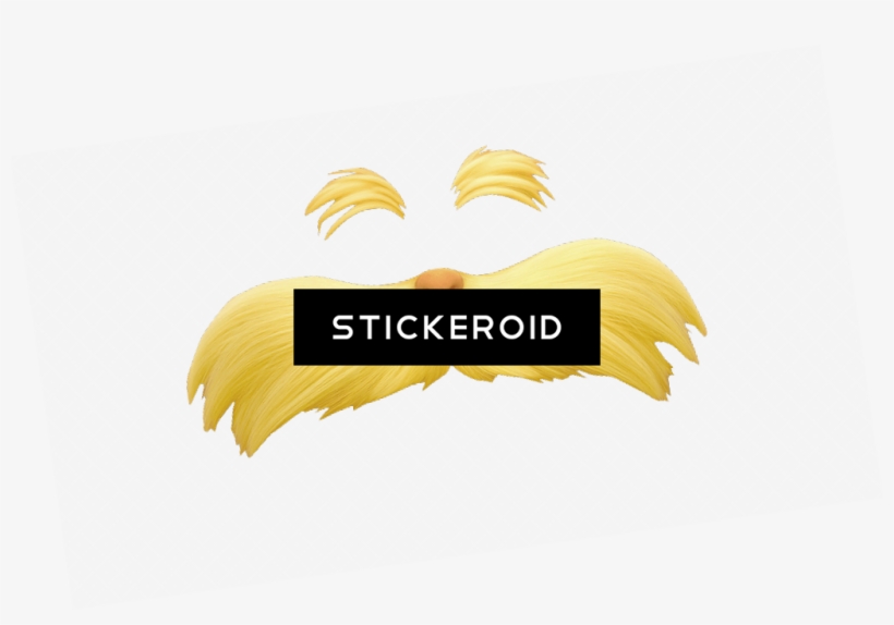 The Lorax Eyebrow And Moustache - Graphic Design, transparent png #4793512