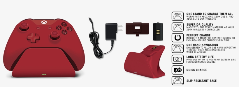 Xbox Pro Charging Stand - Controller Gear Xbox Pro Charging Stand (oxide Red), transparent png #4793744