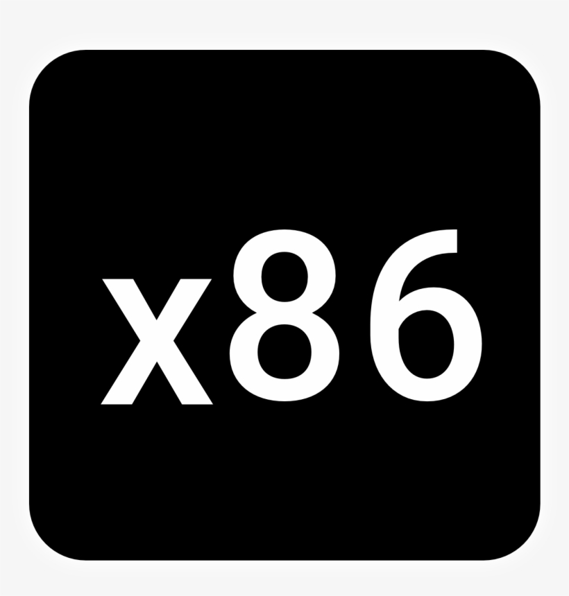 Assembly X86 - X86 Icon, transparent png #4794953