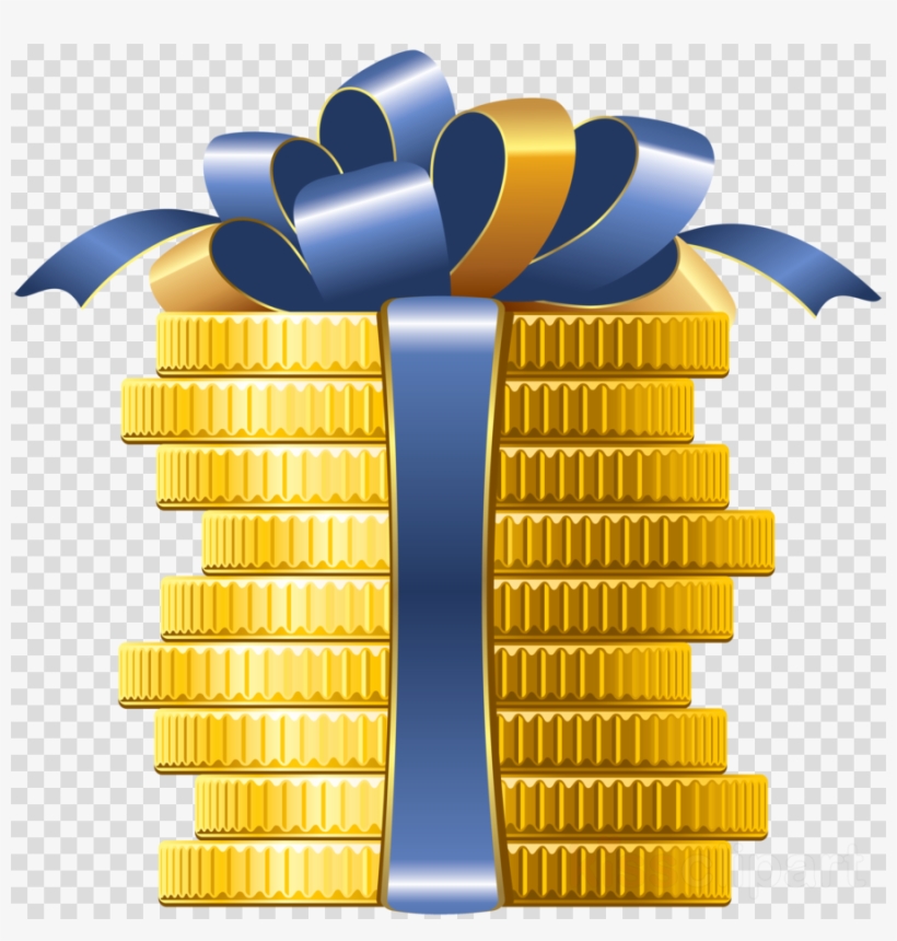 Coin Clipart Gold Coin Money - Gold Coins No Background Png, transparent png #4795294