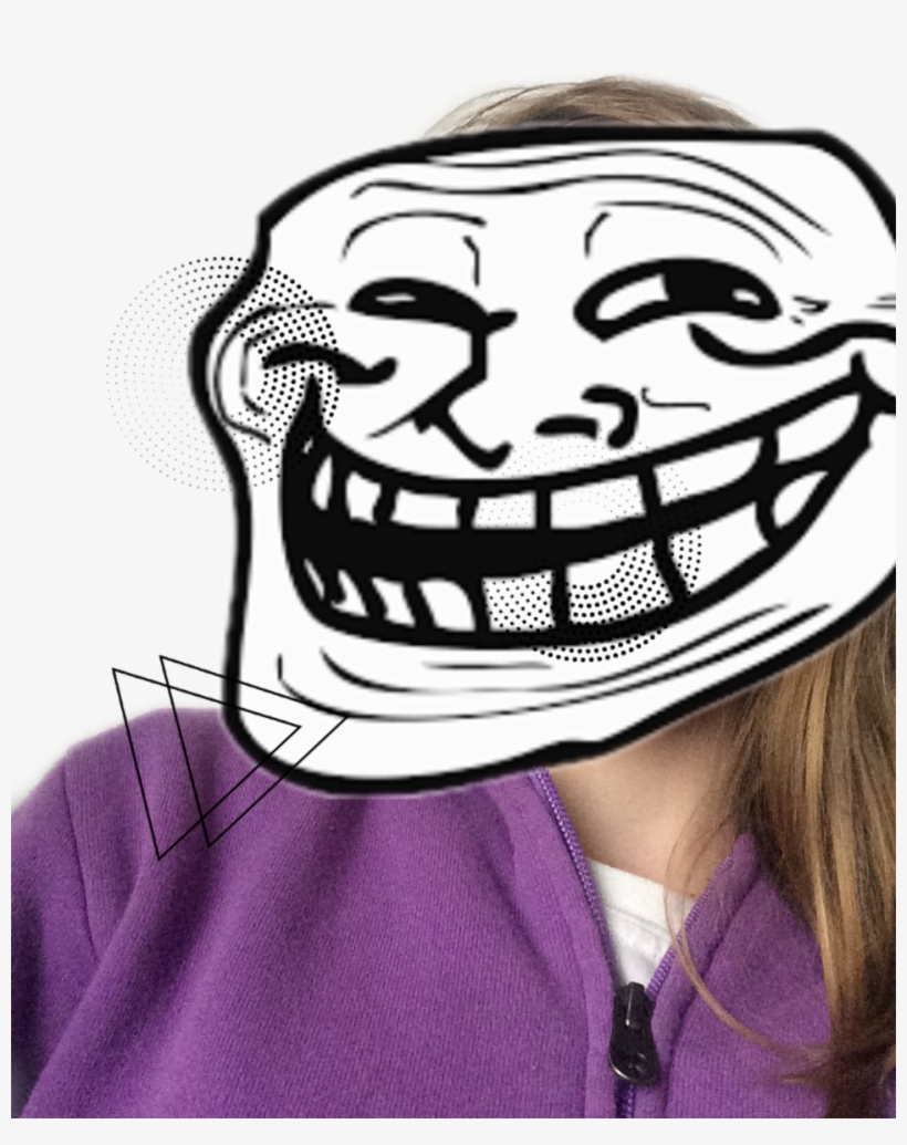 Retarded Troll Face, transparent png #4795525