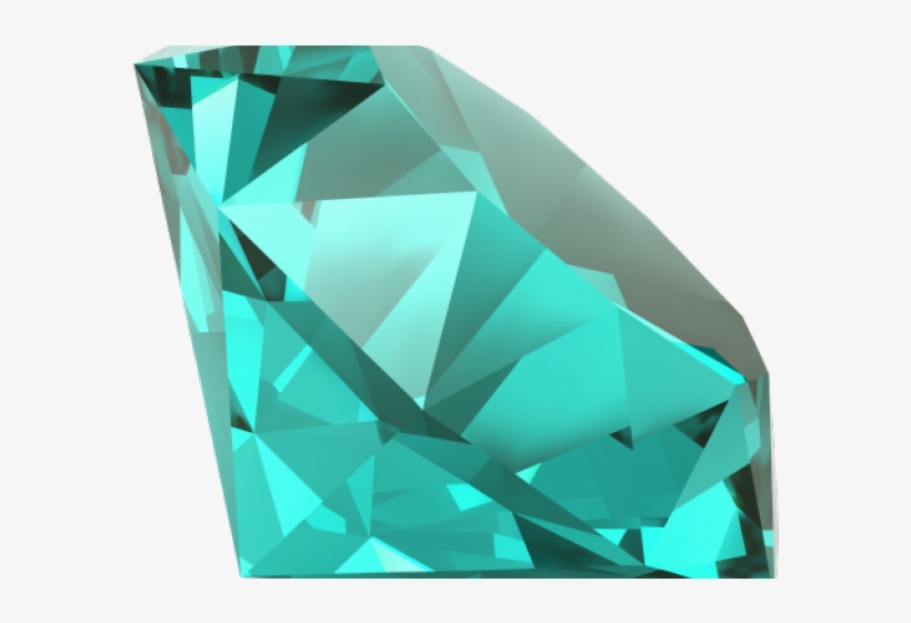 Teal Diamond Clip Art, transparent png #4796572