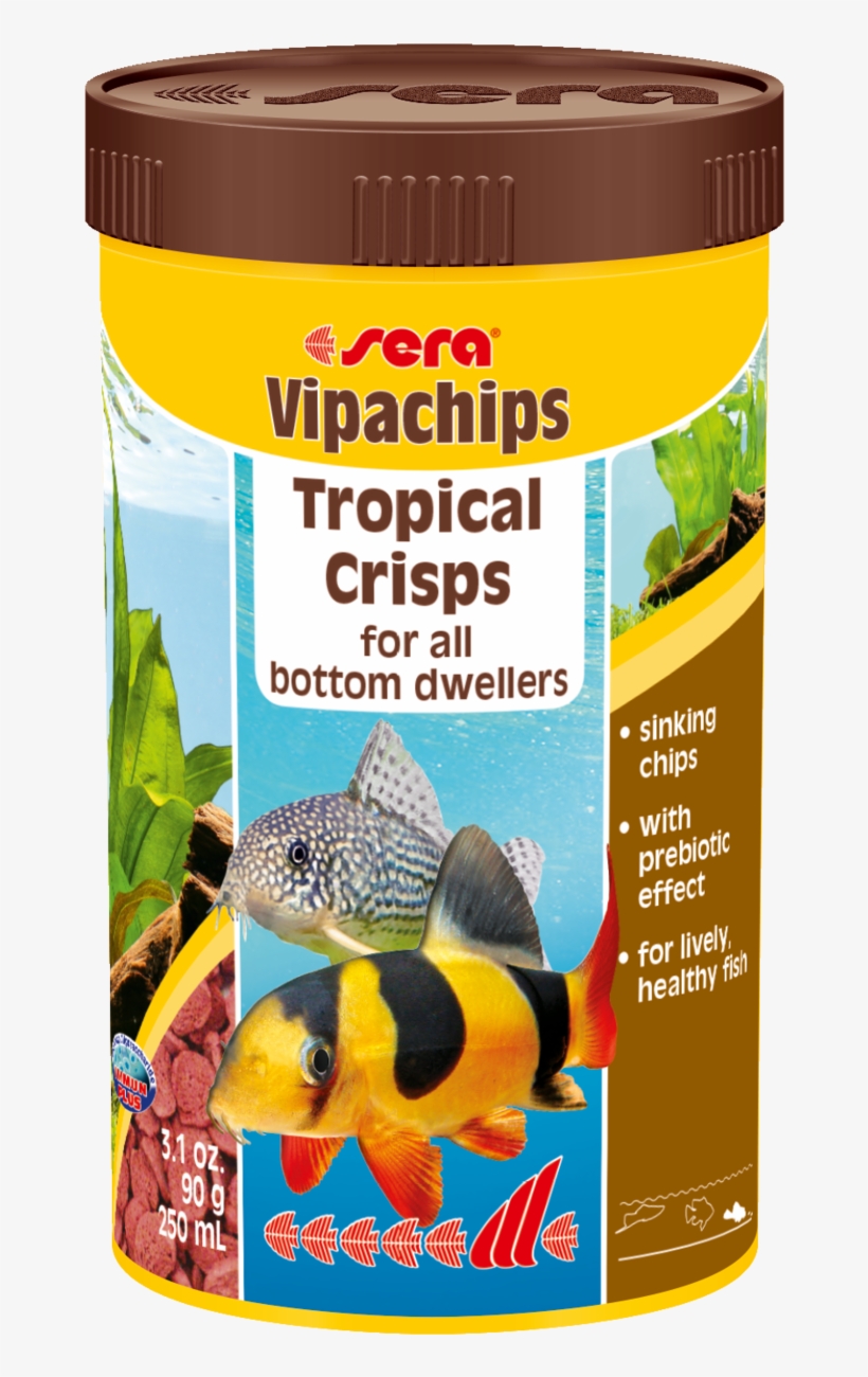 00515 Int Sera Vipachips 250 Ml Top - Sera Discus Granulat, transparent png #4796730