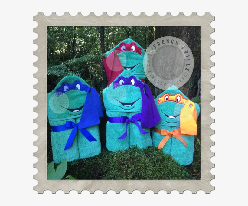 Larger Image - Ninja Turtle Hooded Towels, transparent png #4797413
