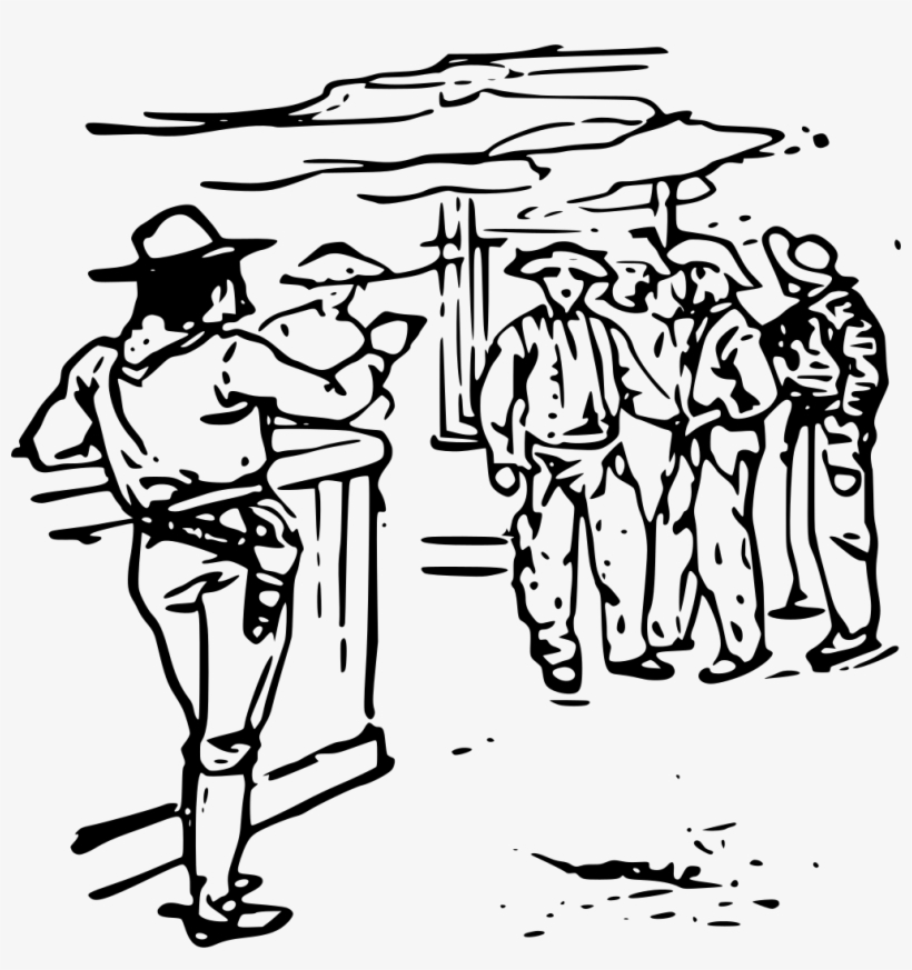 Free Download Svg Gun Western Sheriff - Western Clip Art Public Domain, transparent png #4797843