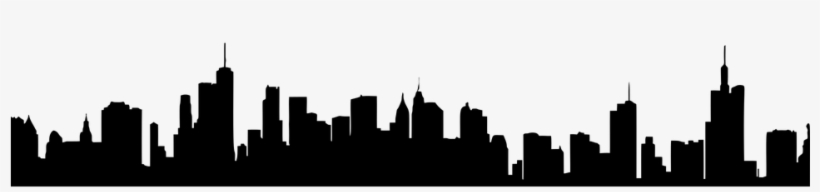 Miami Skyline Silhouette Png - Generic City Skyline Silhouette, transparent png #480175