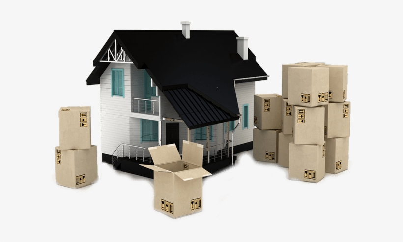 Home With Moving Boxes - Home Packers And Movers, transparent png #480200