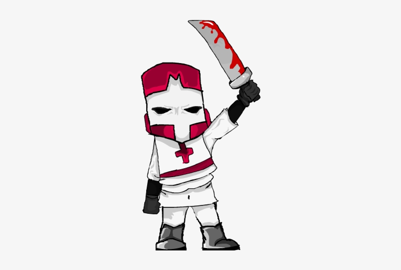 Purple Castle Crasher - Cartoon, transparent png #480224