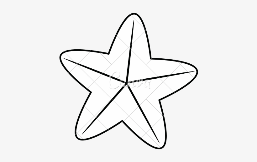 Sea Star At Getdrawings - Starfish, transparent png #480367