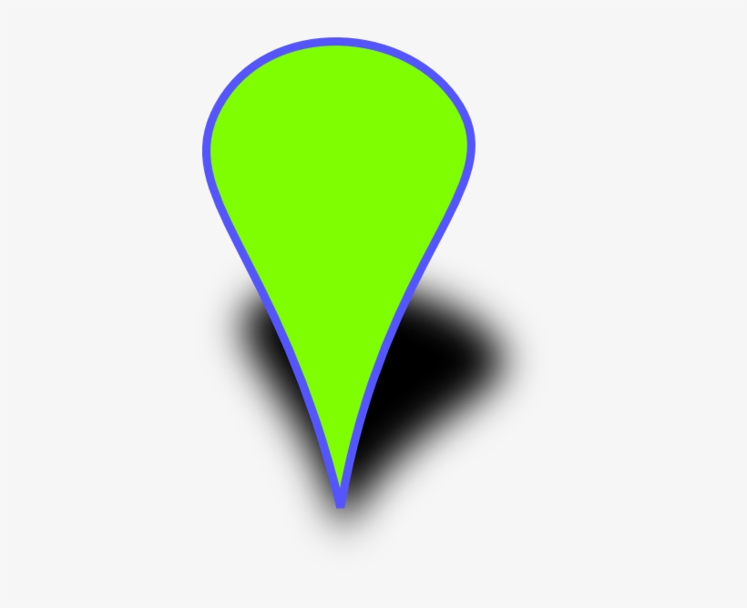 Green Google Marker Clip Art - Clip Art, transparent png #480385