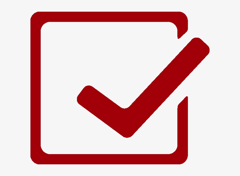 Checking Box With A Checkmark - Icon, transparent png #480606