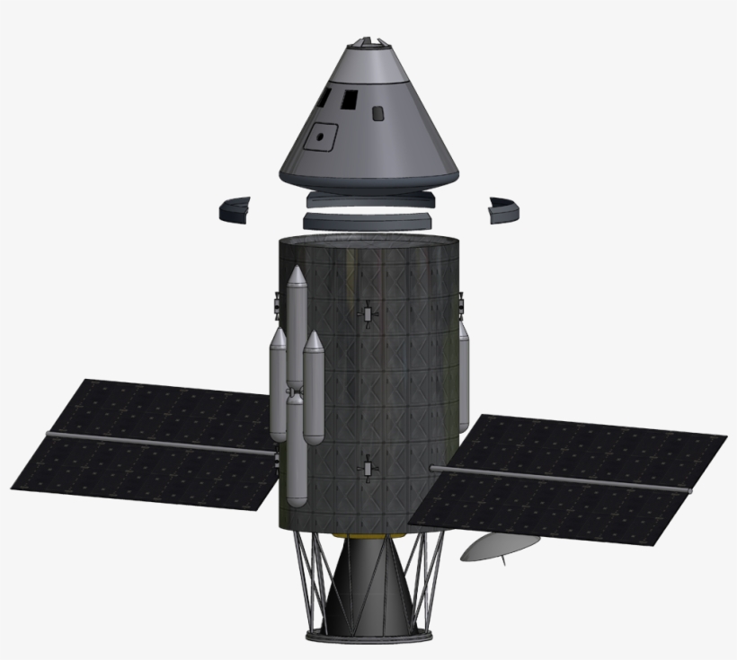 Mars Spacecraft Csm Exploaded Diagram1 - Handheld Power Drill, transparent png #480675