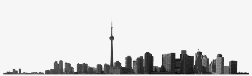 Graphic Free Bilal Chaudhry - Toronto Skyline Black Png, transparent png #480729