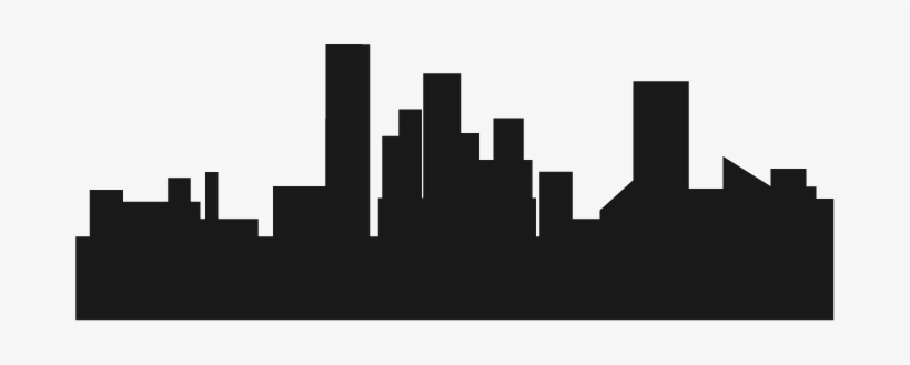 City Skyline Silhouette - Fintech Revolution, transparent png #480749
