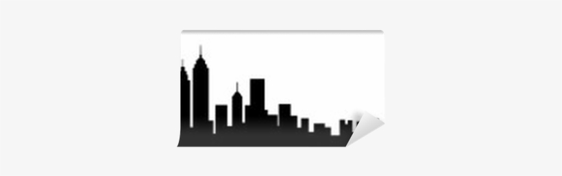 New York City Skyline Silhouette Wall Mural • Pixers® - Get Talking And Keep Talking English Total Audio Course:, transparent png #480852