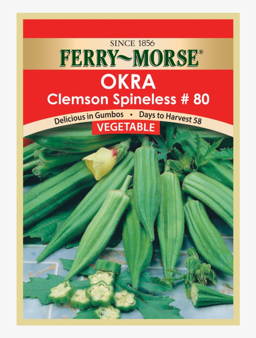 Ended - Vegetable Seed Okra-clemson Spineless, transparent png #480855