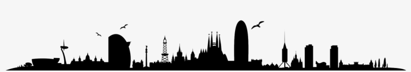 About Us - Barcelona Skyline Silhouette Png, transparent png #480877