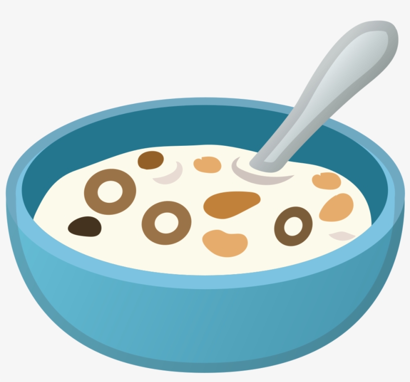 Cereal Png - Bowl Of Cereal Emoji, transparent png #480884