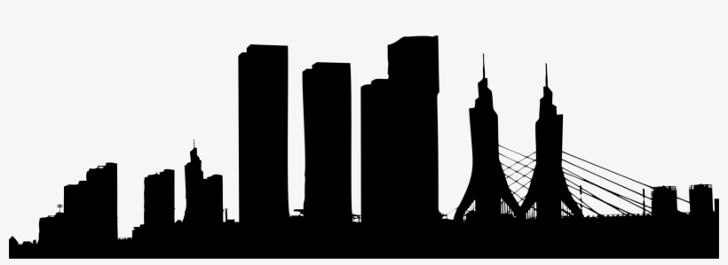 Skyline Architecture Silhouette Generic Drug Panorama - Clip Art, transparent png #481136