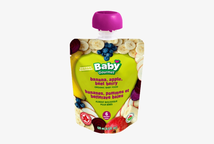 Banana Apple Beet Berry - Baby Gourmet Banana, Apple And Beet Berry Baby Food, transparent png #481248