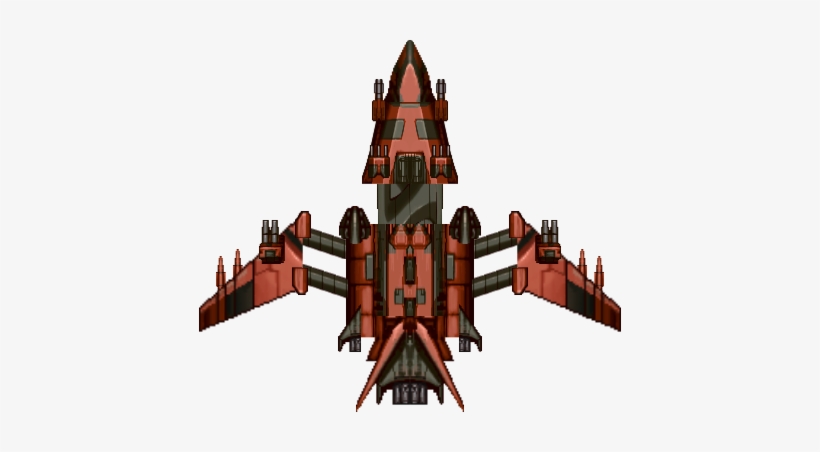 Spaceship - Pod - 1 - Red 84 - 5 Kb [565 Download ] - Yellow Spaceship Sprite, transparent png #481299