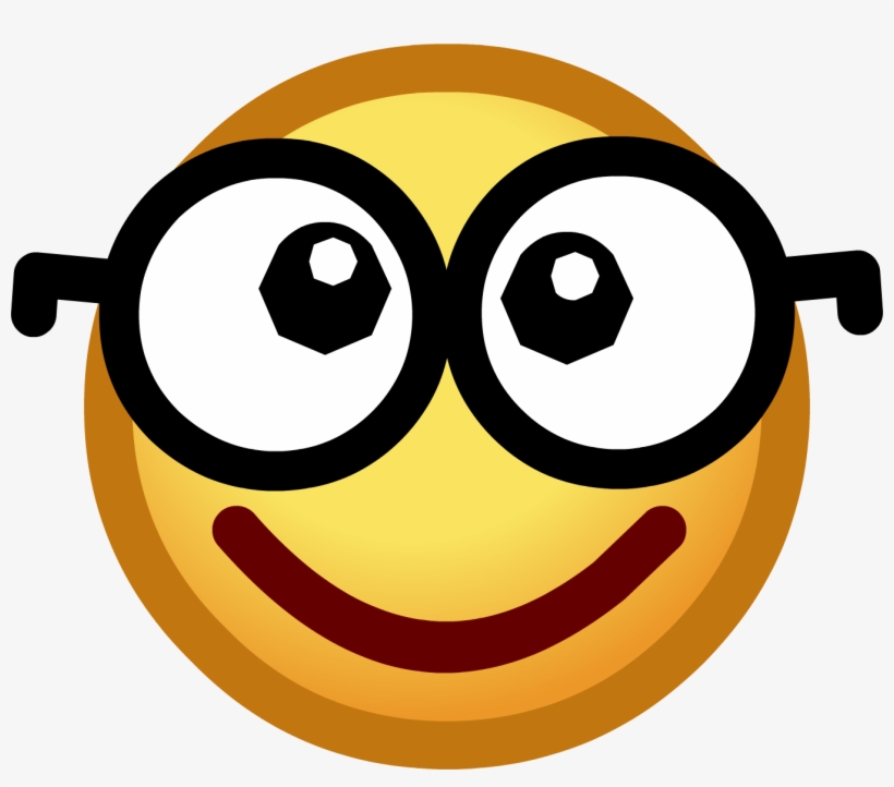 Emoticons Nerd Monster Takeover 2013 - Emoticon Con Gafas De Vista, transparent png #481449