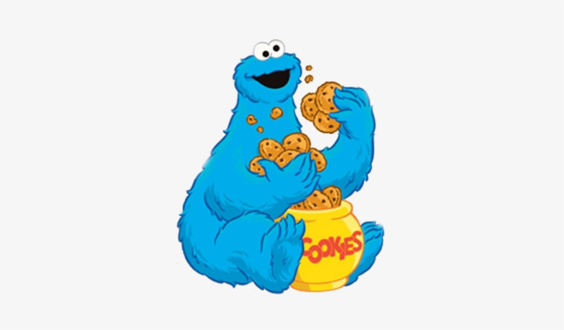 Face Clipart Cookie Monster - Cookie Monster Eating Cookies Clip Art, transparent png #481506