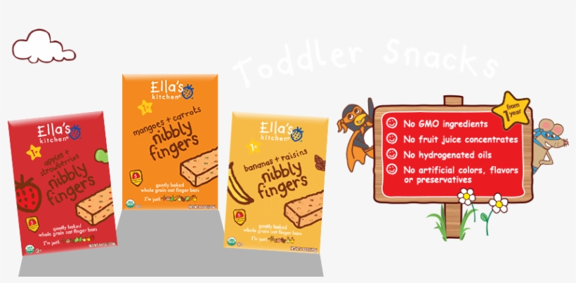 Toddler Snacks - Ellas Kitchen Ellas Kitchen Nibbly Fingers Bundle Magoes, transparent png #481553