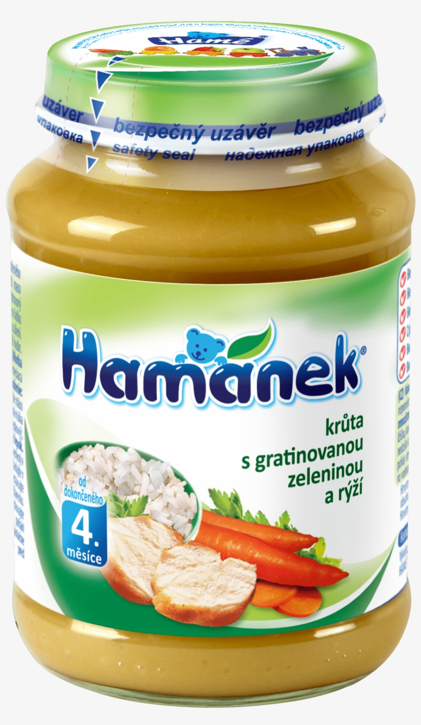Hamánek Turkey Meat With Gratinated Vegetables And - Hamánek Krůta S Gratinovanou Zeleninou A Rýží 190 G, transparent png #481575