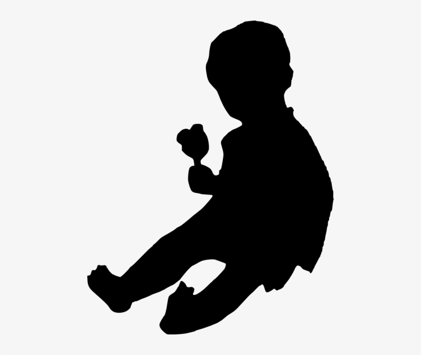 Free Png Baby Silhouette Png Images Transparent - Silhouette, transparent png #481624