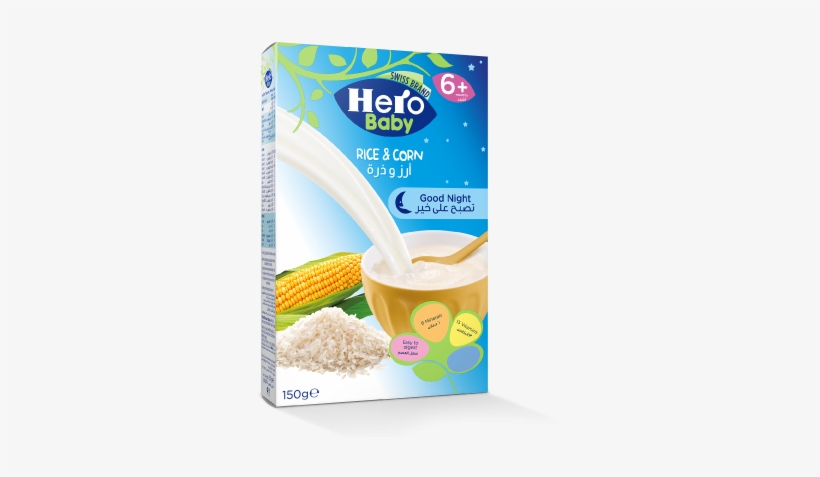 Rice And Corn - Hero Baby Cereal, transparent png #481817
