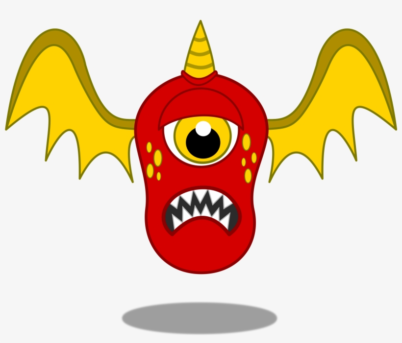 This Free Icons Png Design Of Red Flying Monster, transparent png #481859