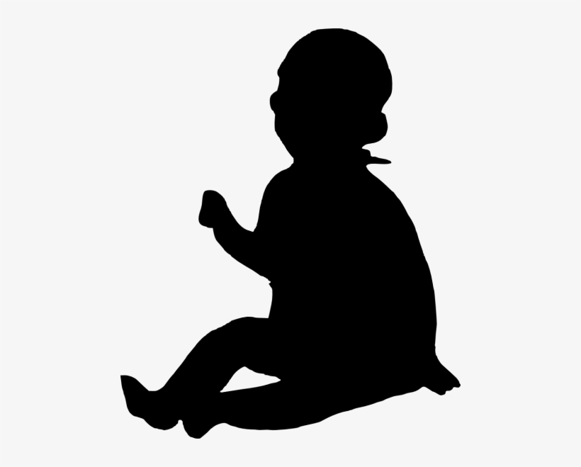 Free Png Baby Silhouette Png Images Transparent - Baby Silhouette Transparent, transparent png #481924