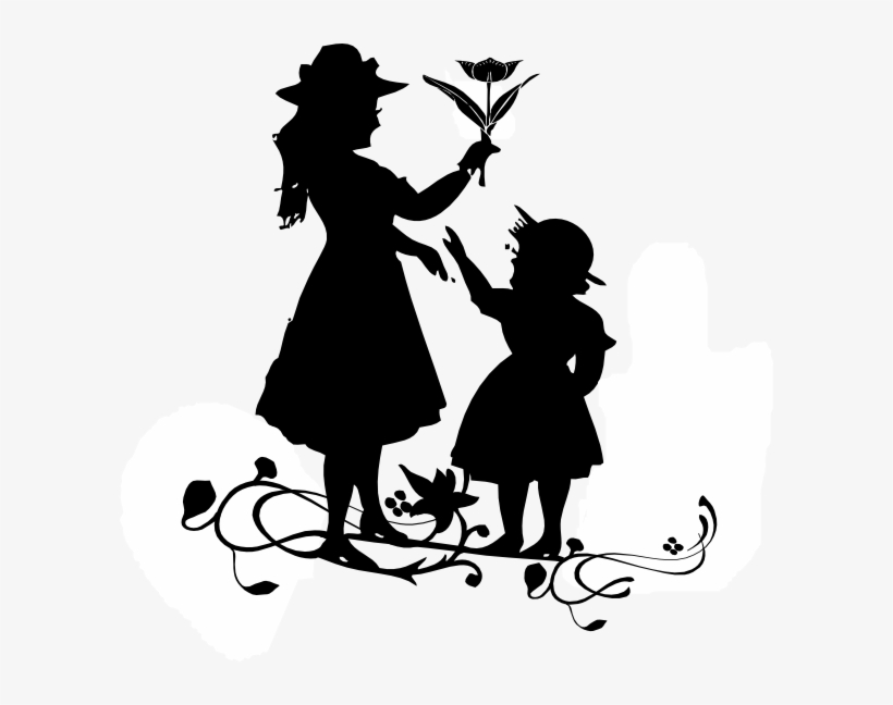 Mother And Child Clip Art At Clker - Greeting On Mothers Day, transparent png #481971