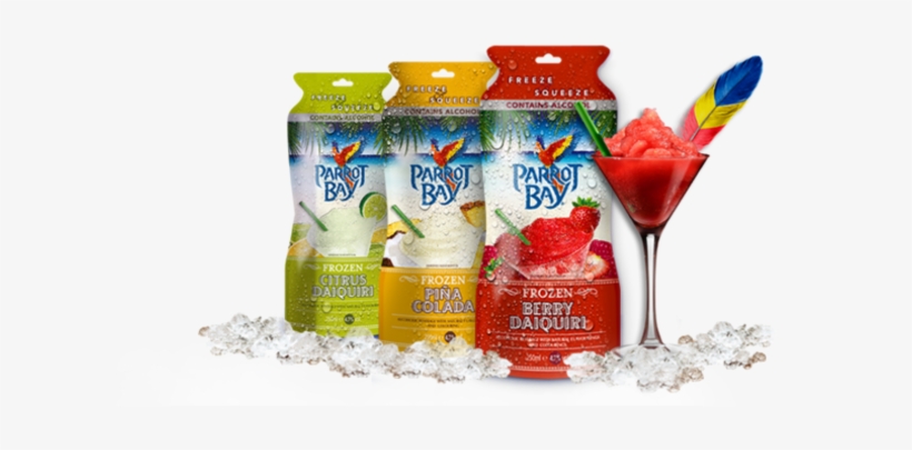 Parrot Bay, A Cocktail Brand, Has Made The Transition - Parrot Bay Freeze & Squeeze Frozen Pina Colada,, transparent png #482130