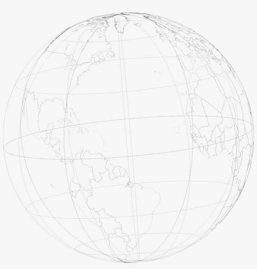 Wireframe Earth Icons Free - Sphere, transparent png #482254